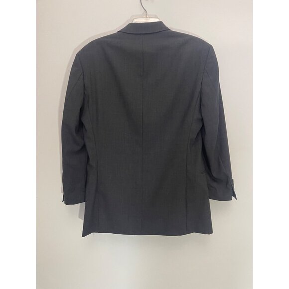 Hugo Boss Dark Gray Wool Blend Blazer Jacket 38S - Picture 4 of 9
